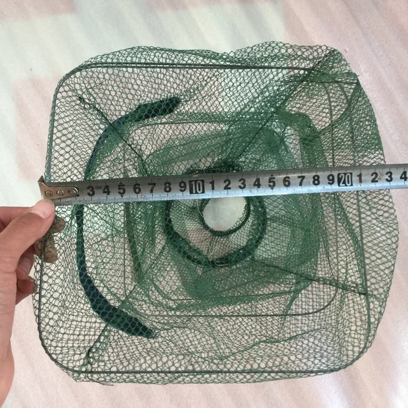 Уличная рыболовная сеть с 3/4 уровнями складная клетка для ловли креветок