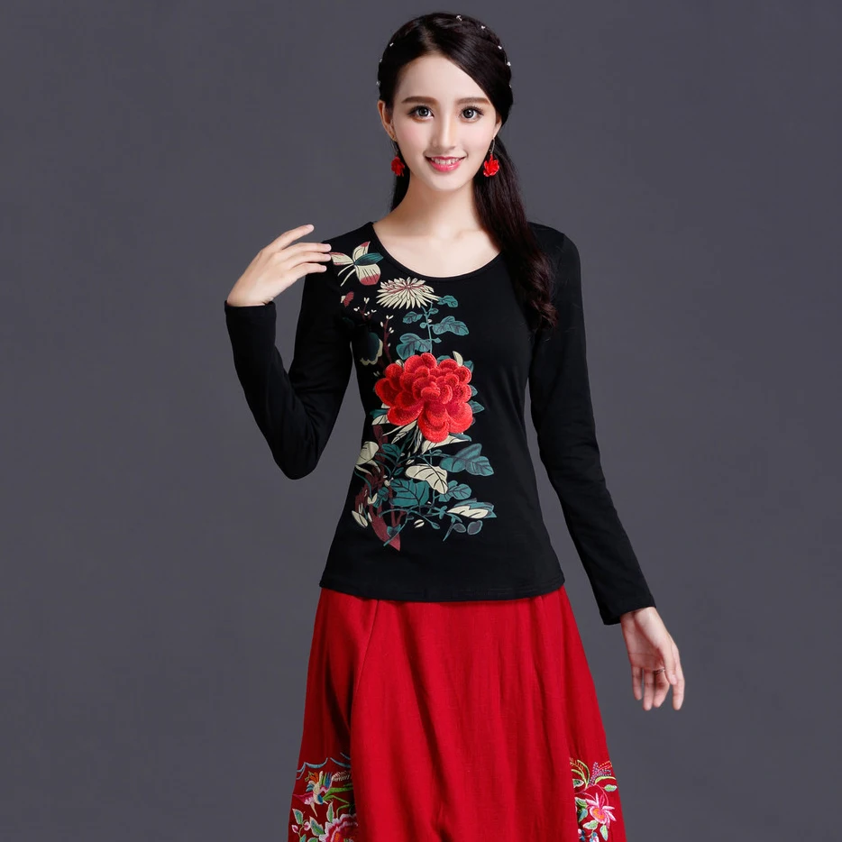 Черный красный зеленого и белого цветов для девочек подростков в винтажном стиле