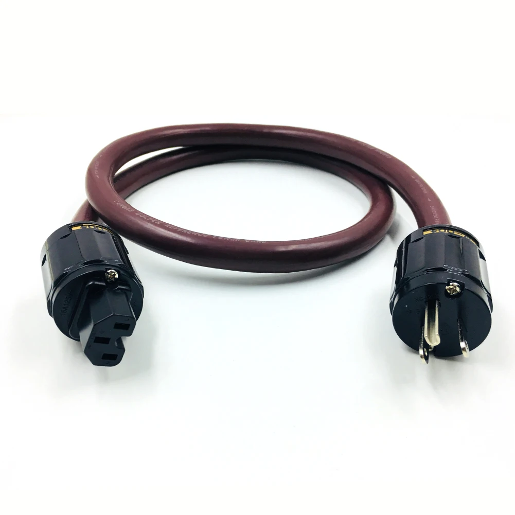 Hifi CARDAS Золотой эталонный аудио кабель питания HiFi US с родиевым покрытием P 029/C 029 AU