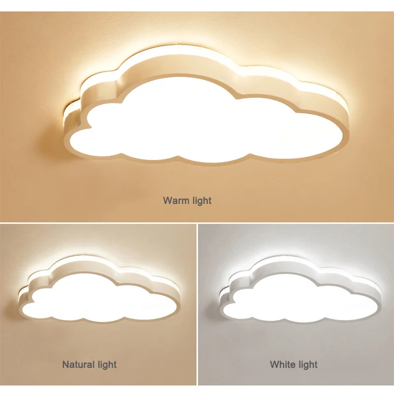 $85.79 Cloud Children's Room Ceiling Lamp LED Lights Sluces Led Room Decor Chandelier Luminaire Bedroom Lampy Sufitowe Infantil HXD-056