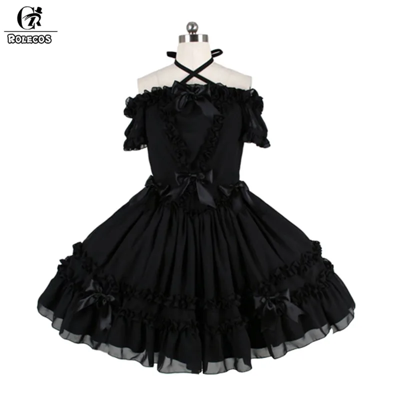 Женское платье в готическом стиле ROLECOS винтажное облегающее футляр с открытыми