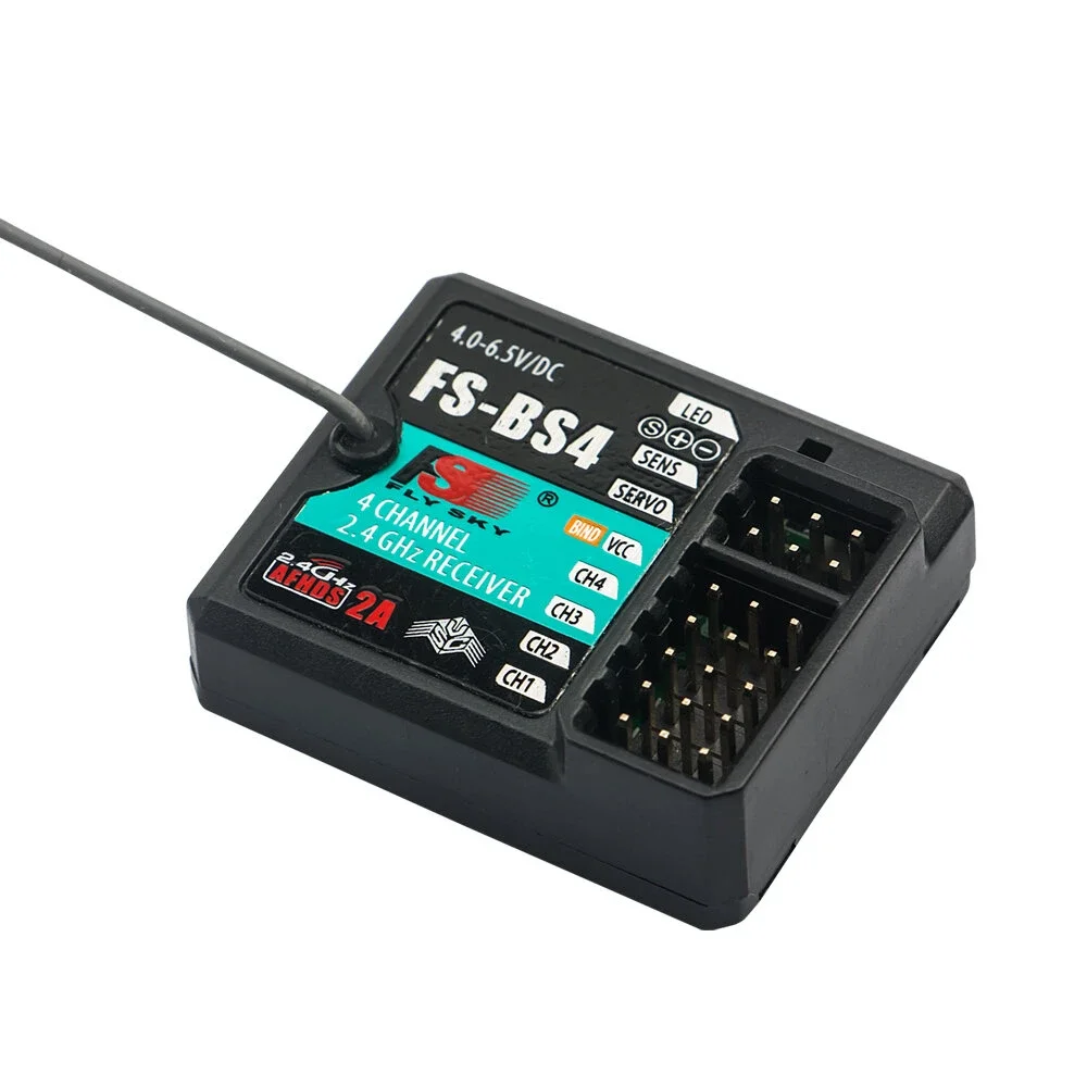 FLYSKY FS-BS4 BS4 2 4 ГГц 4CH ASHDS 2A приемник PWM PPM IBUS SBUS выход с функцией гироскопа для
