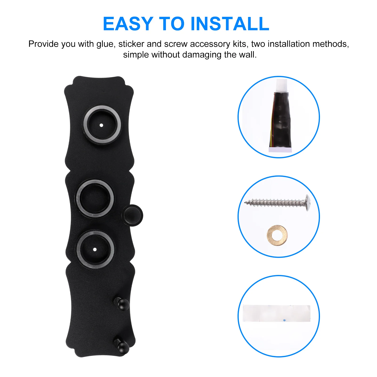

Hair Blower Holder Hair Dryer Storage Shelf Storage Hook Punch-Free Installation Hair Dryer Bracket Bathroom Accessories