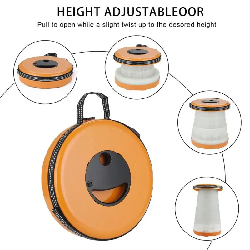 Выдвижной стул пляжный светодиодный светильник кой портативный складной для