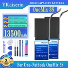 Аккумулятор ykaisсеребрин на 13500 мА  ч для One-Netbook OneMix 3S OneMix3S, батарея 506480 + трек-код