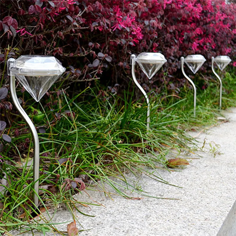 

LED Solar Light Diamond Lawn Lamps Outdoor Waterproof Landscape Lights Garden Courtyard Park Path Corridor Patio Decorative Lamp