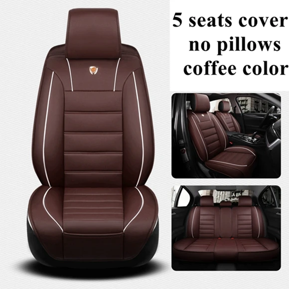 Чехол на автомобильное сиденье для Volkswagen Passat b5 b6 b7 b8 golf 4 5 6 7 tiguan Polo tiguan Touareg JETTA BORA Variant Dacia duster - Название цвета: coffee standard