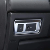 abs chrome tail door switch button cover trim 1pc for land rover discovery sport