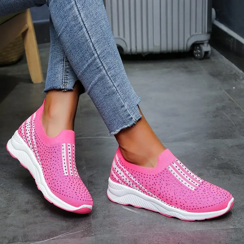 Летние женские кроссовки дышащая женская повседневная обувь с сеткой удобные