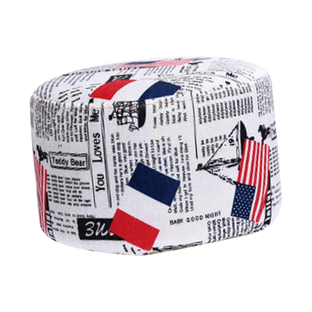 28x18 см круглого стола Лен тканевая скамеечка для ног крышка деревянный табурет