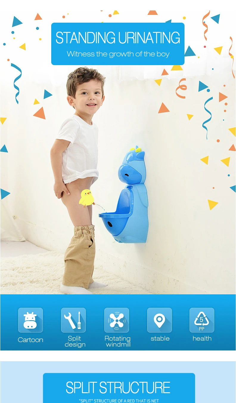 Topbele Baby Urinal Boy Wall Hanging Large Type Urodochium Child Catamite Stand Children