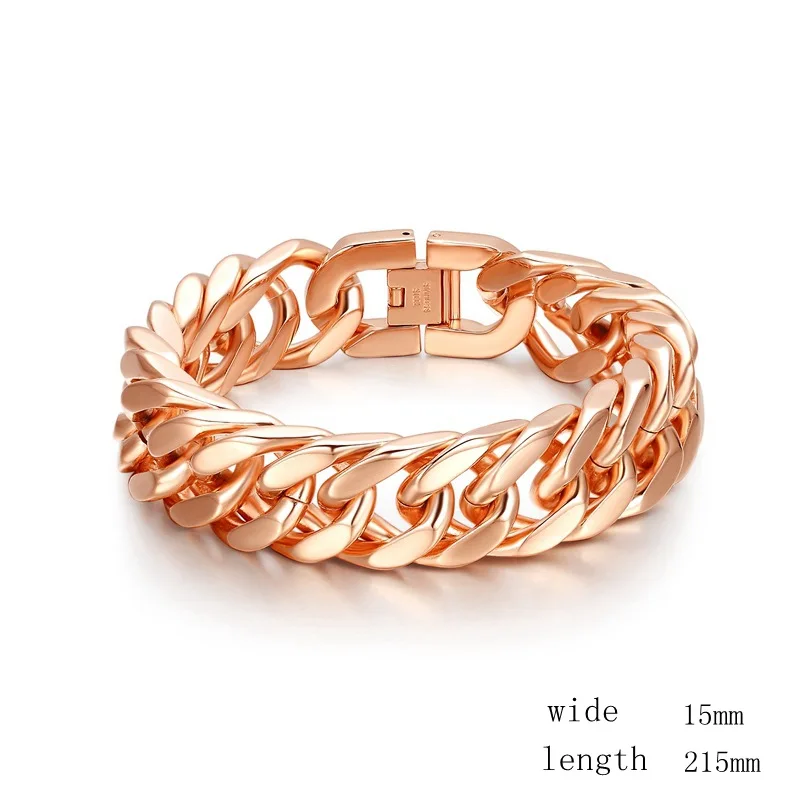 Высокое качество из нержавеющей стали золото Снаряженная кубинская цепь звено