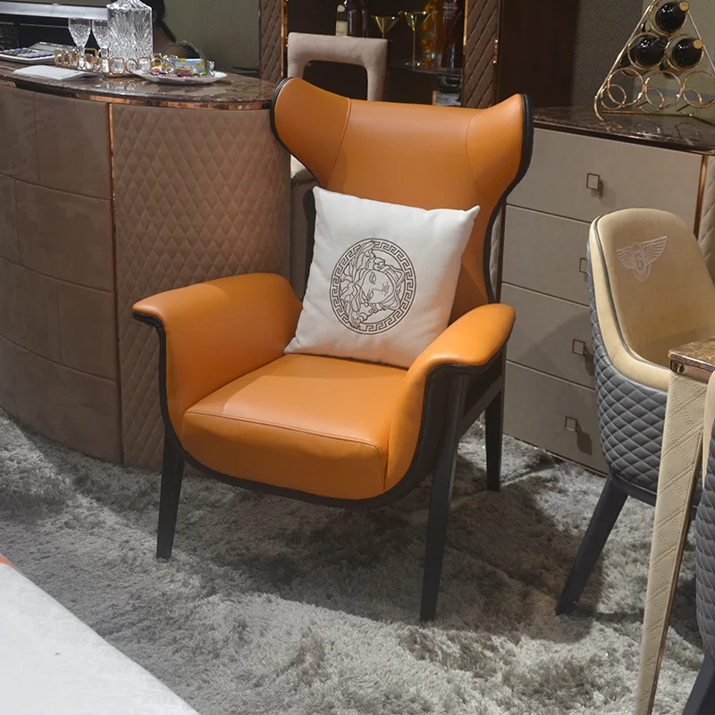 Простой современный Одноместный стул для спальни балкона Кабинета ленивый