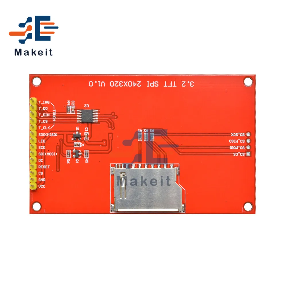 3 2 дюймовый ЖК модуль 320*240 Драйвер IC ILI9341 последовательный интерфейс SPI TFT дисплей