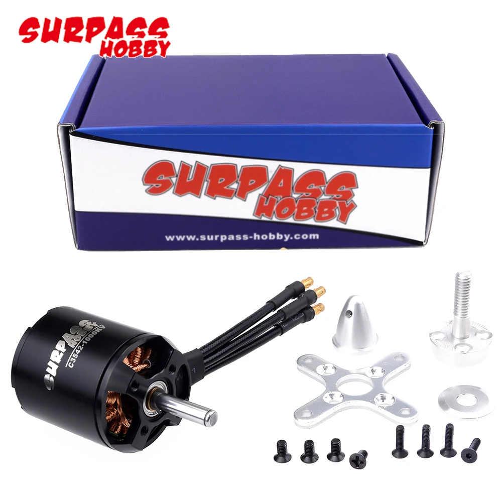Surpass Hobby C3542 2820 1000KV/1250KV/1450KV 2-4S безщеточный для самолетов FPV RC Multicopters радиоуправляемый самолет вертолет