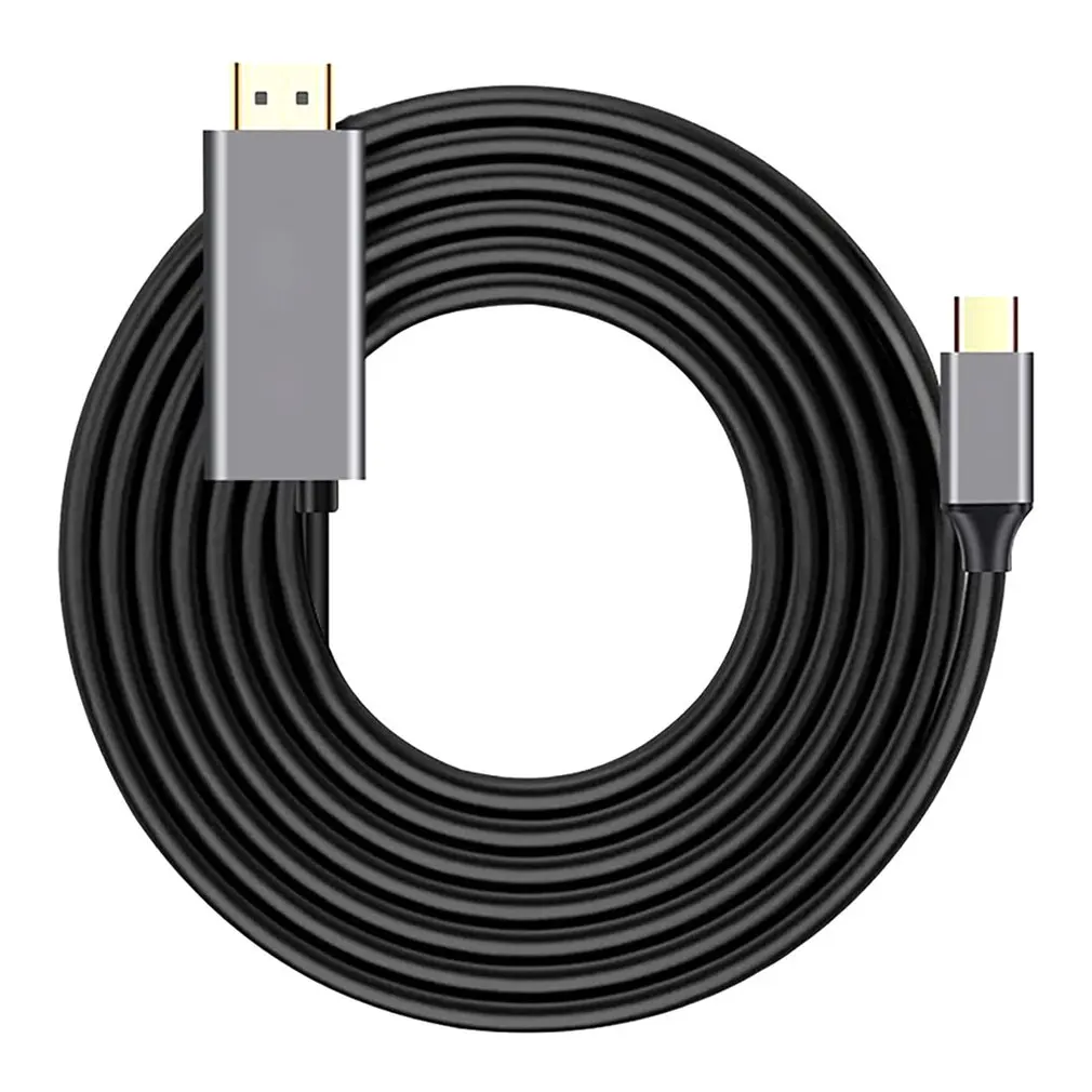 

USB Type-C To HDMI-compatible Conversion Cable Two-in-one Cable Video Adapter Adapter Compatible With USB-C Video Output
