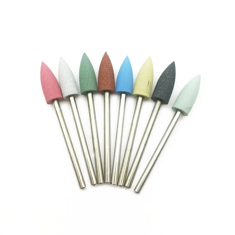 50 шт. силиконовые резиновые зубные полировальные шлифовальные машины для ногтей