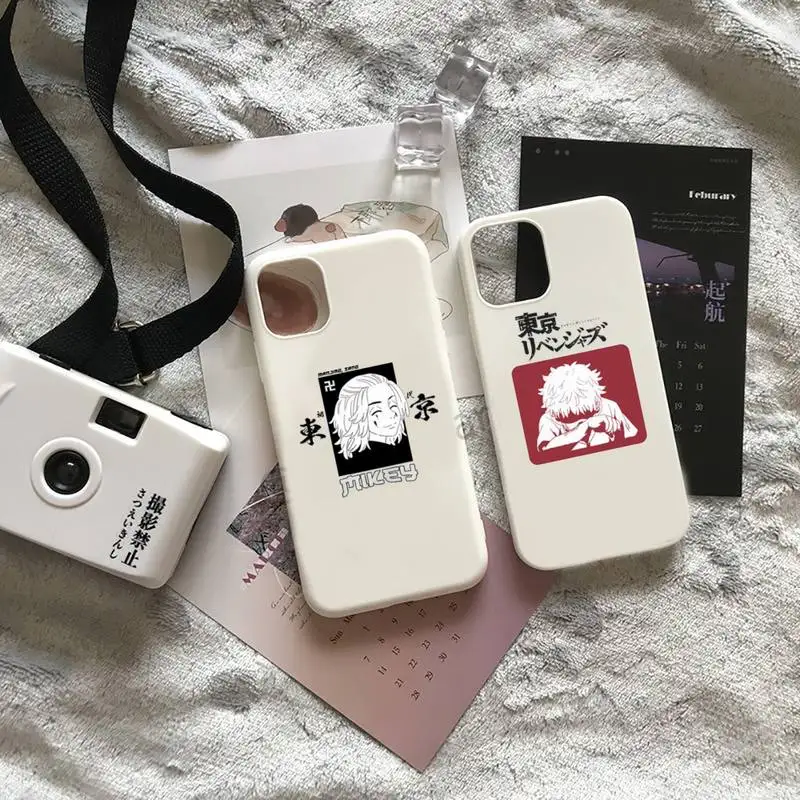 

Tokyo Revengers Draken Phone Case Candy Color for iPhone 6 7 8 11 12 s mini pro X XS XR MAX Plus