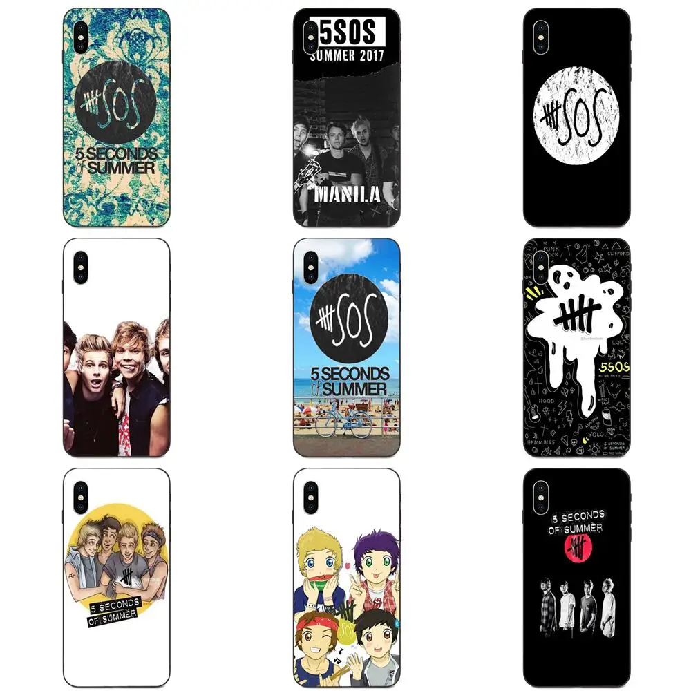 Термополиуретановый чехол Coque 5 Sos Seconds Of Summer Музыка для Galaxy A10S A20S A2 Core A30S A40S A50S A70S A90