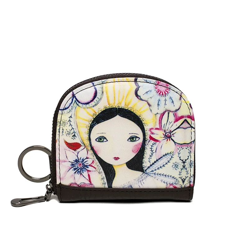 Маленький женский кошелек короткий милый клатч для девушек Миниатюрный