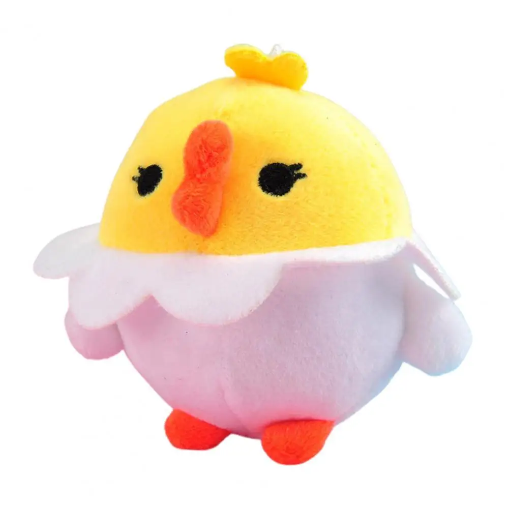 

Doll Toy Cute Eggshell Chicken Shape Plush Toy PP Cotton Cartoon Stuffed Throw Pillow for Home Decor