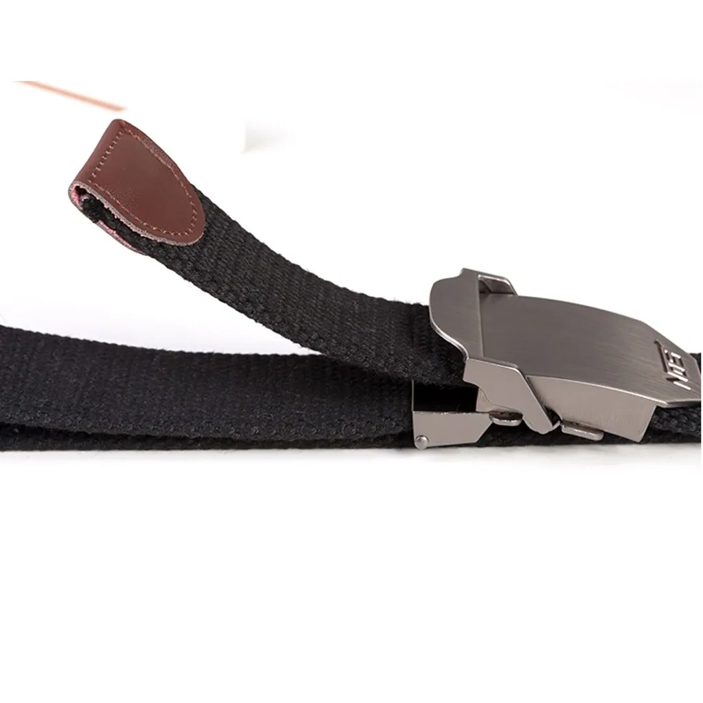 Парусиновый ремень с автоматической пряжкой | Аксессуары для одежды