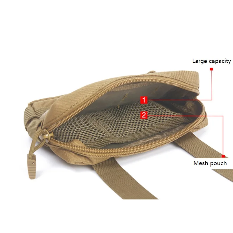 Тактический пояс EDC Сумка Журнал медик Водонепроницаемый поясная сумка сумки