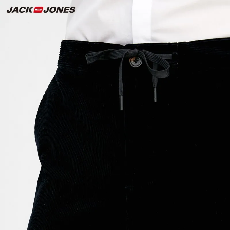 Мужские хлопковые Стрейчевые брюки JackJones 218314563 | Мужская одежда