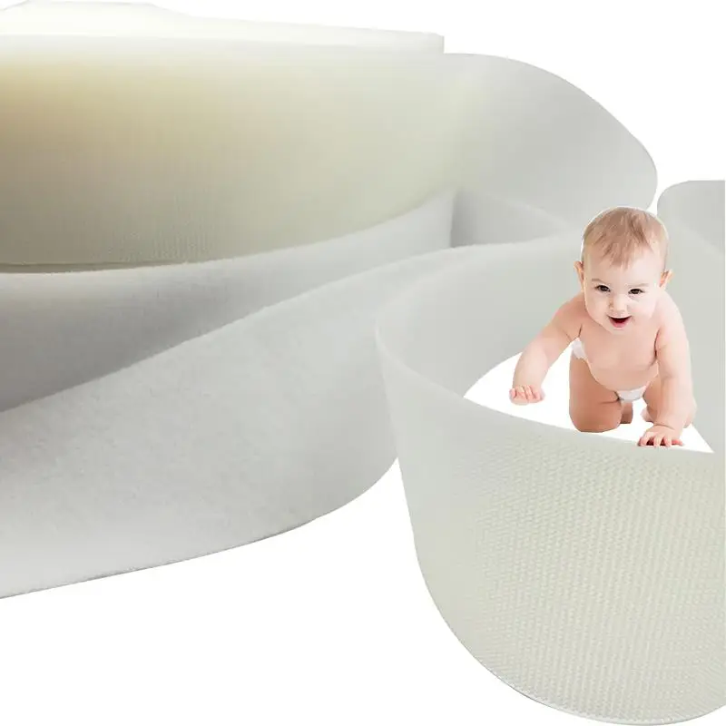 Клейкая крепежная лента для ребенка Белый Волшебный крючок и петля DIY мягкий