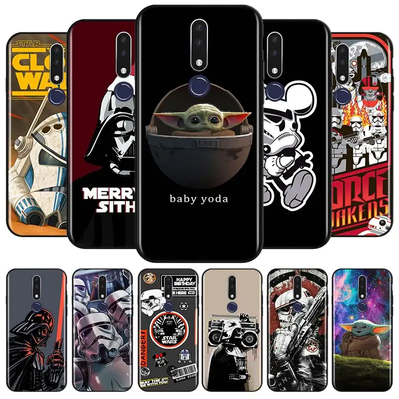 

Star baby yoda Mickey For OPPO Realme C17 C12 7i 8i Q3 8 C15 Narzo 20 30 A 7 6 5 2 C11 C3 Pro Black Funda Capa Phone Case