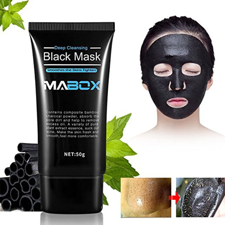 MABOX 50g Blackhead Mask Face Care Nose Remover Peeling Pore Strip Cleanser Black Head Acne Treatment |