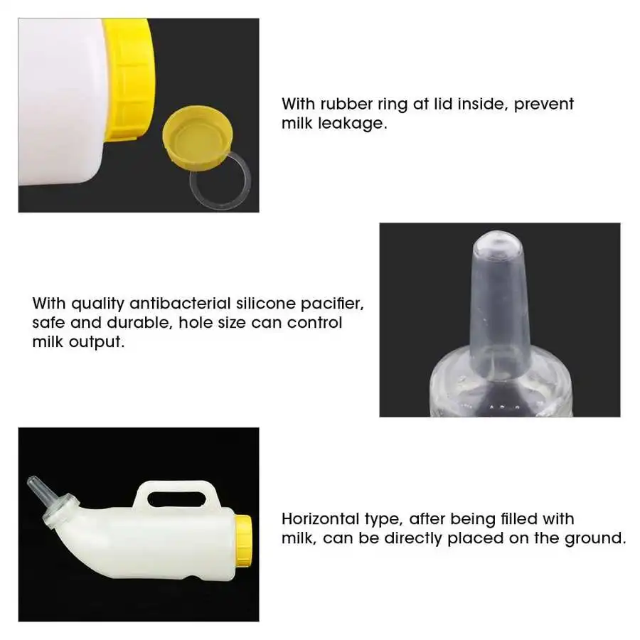 Бутылочка с ручкой для кормления бычьего молока 2 л|Принадлежности и поения| |