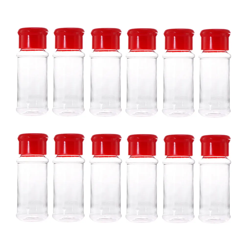 Plastic Spice Pot Seasoning Bottles Pepper Shakers Salt Jar Condiment Can Cruet Organizer Storage for Barbecue Kitchen | Дом и сад