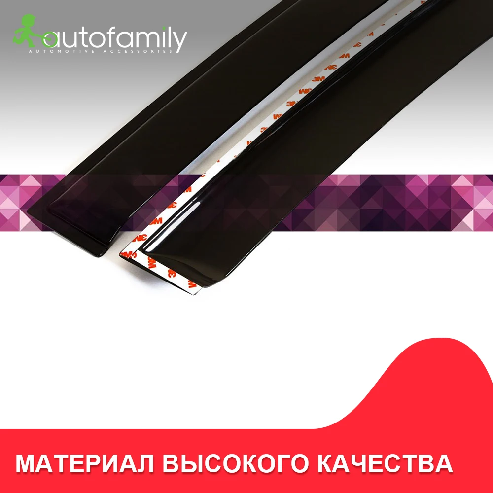 Window deflectors for Vinguru Opel Astra J Sports Tourer 2009-2015 Universal overhead Scotch-T. material: acrylic |