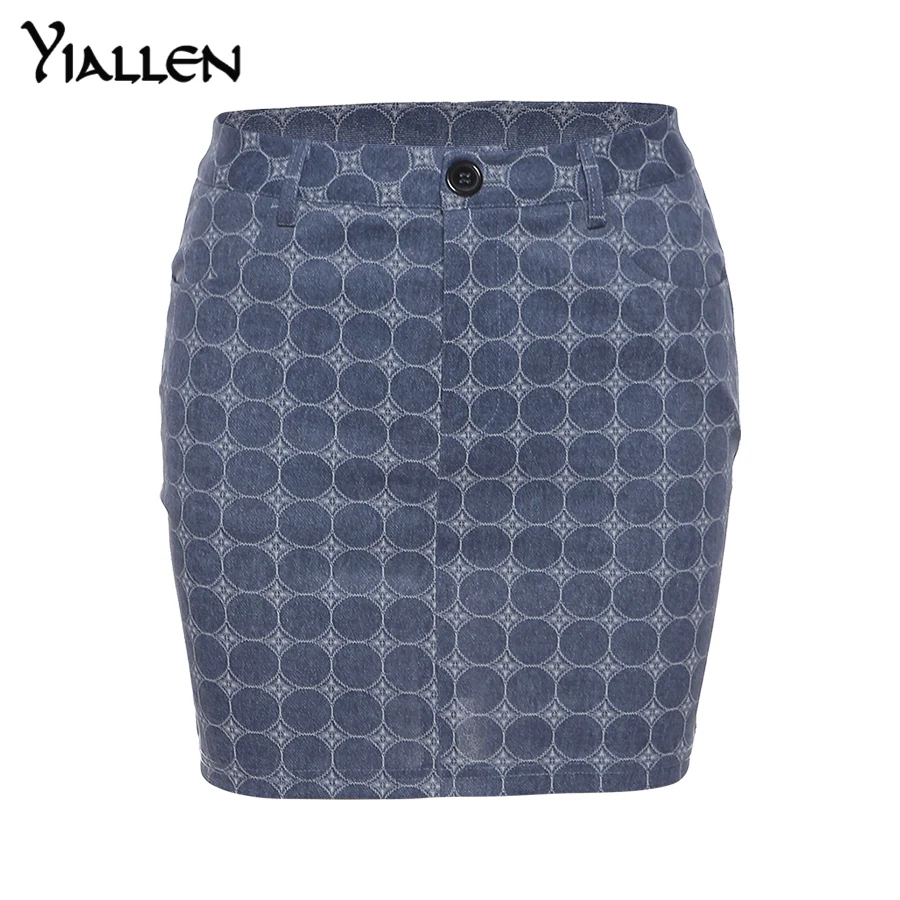

Yiallen Summer Fashion Lattice Slim Skirt Women High Waist Ruffles Casual Clothing Lady Street Mini Skirt 2021 New Hot