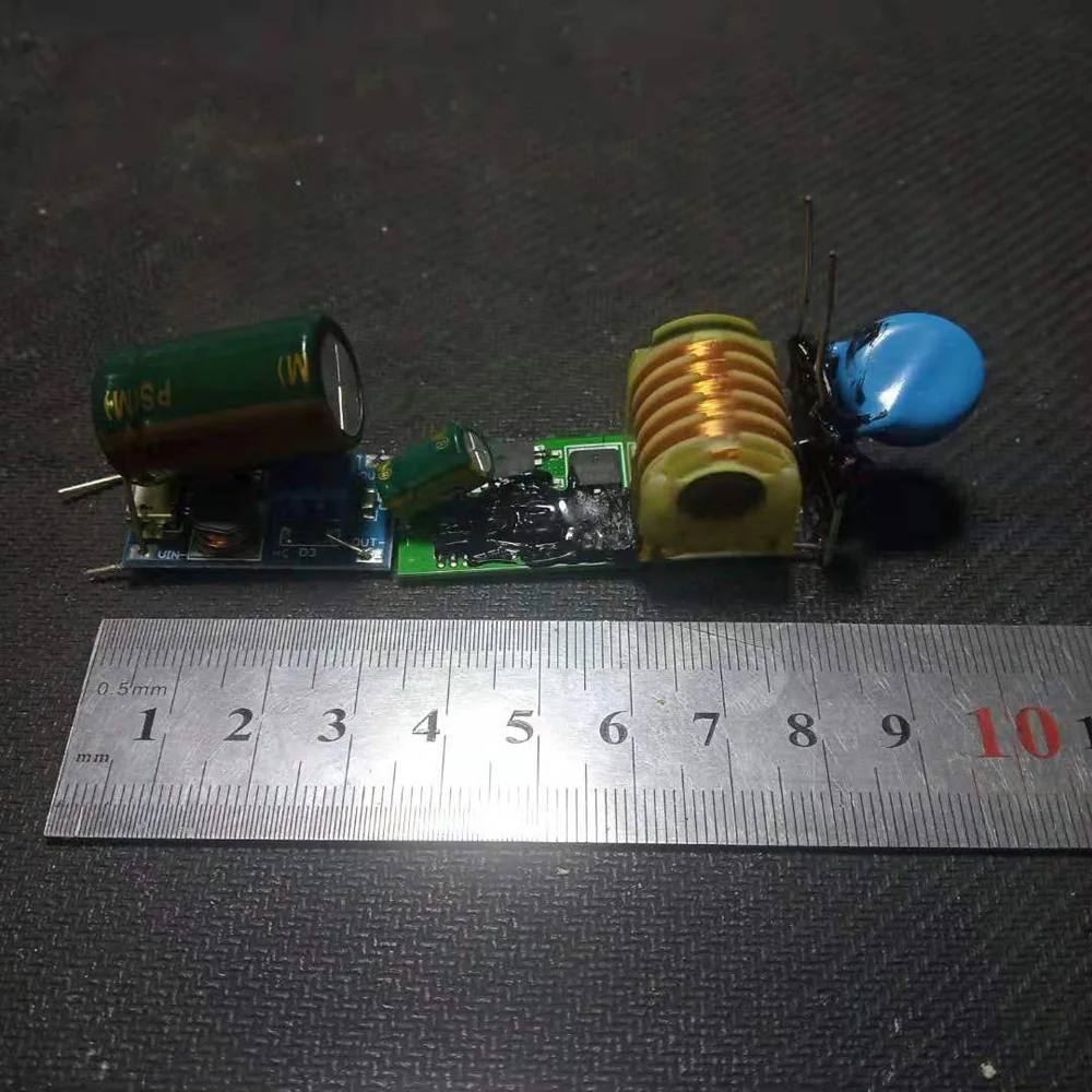 Напряжение Регулируемый DC-DC 3 7 V-12V импульс 10kv-15kv дуговой генератор усилитель