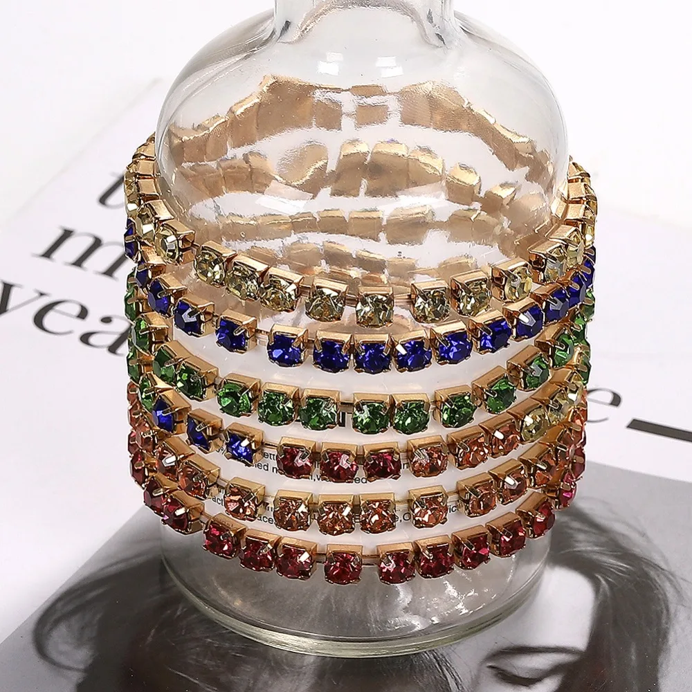 Miwens Bauble бар красочные бусины браслеты для женщин шикарный яркий кристалл горный хрусталь браслет Валентина Шарм Украшение с зажимом