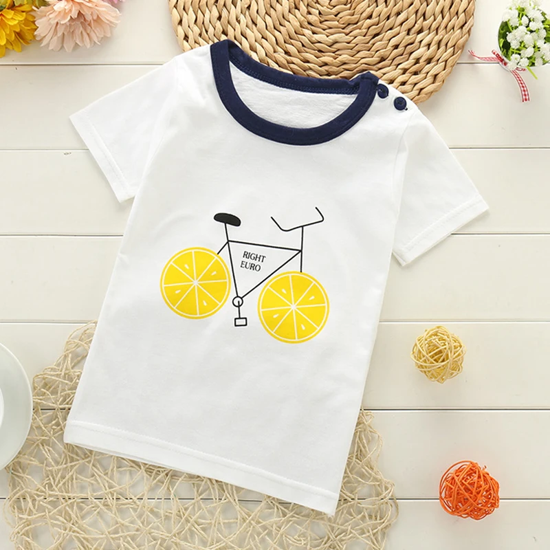 

Children's Short Sleeve T-shirt 2020 Children's Summer New Children's T-shirts for boys and girls with half sleeves and bottom