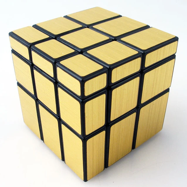 Профессиональный 2x2 3x3 4x4 5x5 набор магических кубиков для соревнований Cubing классная скорость кубики Пазлы игрушки для детей подарок - Цвет: Third-order gold