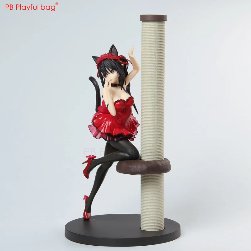 Фигурка кошки и ушей Tokisaki Kurumi экшн-фигурка из ПВХ модель куклы Аниме Коллекция