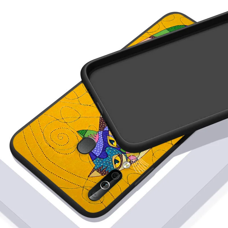 

Cute Cat Art for Samsung Galaxy A90 5G A80 A70S A70 A60 A50S A50 A30S A30 A2 Core M60S M30 Phone Case