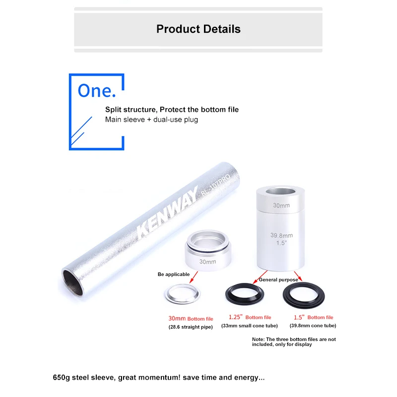 

MTB Bicycle Headset Base Installation Tools Front Fork Base Installer Headset Bottom Washer Setting Tool Cycling Parts