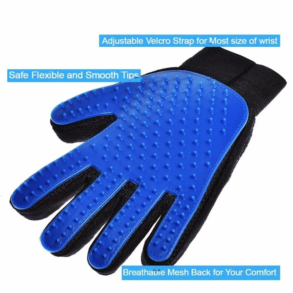 Щетка для груминга домашних животных Tp перчатка мытья шерсти собак и кошек|Уход