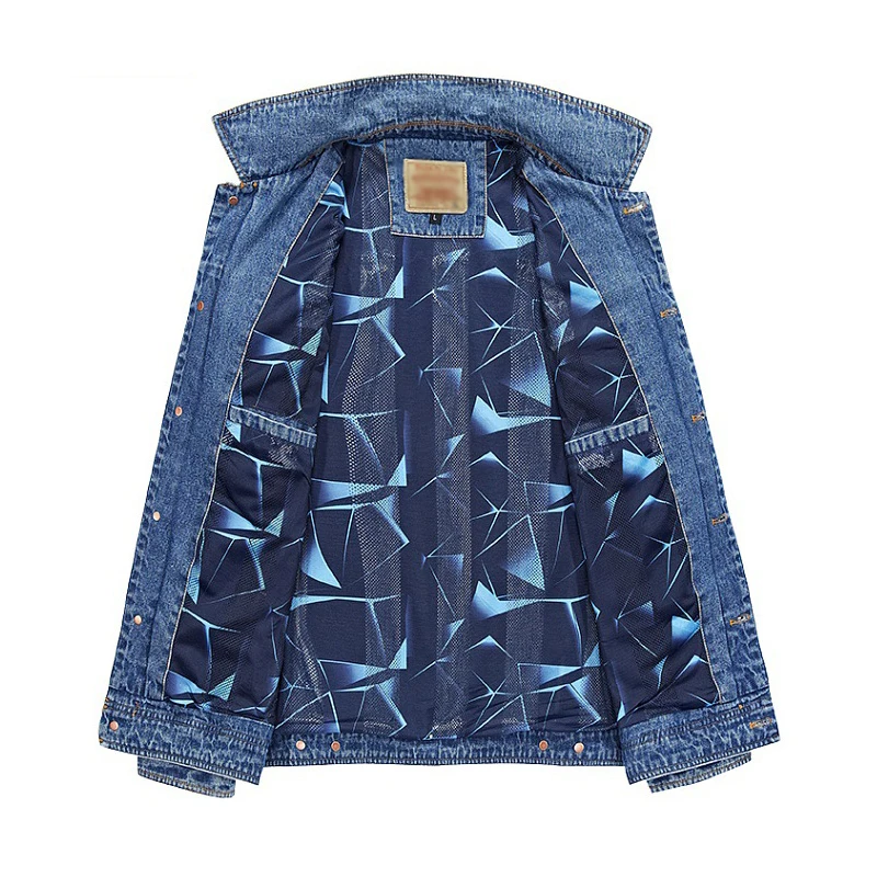 Новинка 2020 Повседневная облегающая Мужская джинсовая куртка женская бомбер