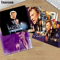 in stocked johnny hallyday rock music french singer keyboard gaming mousepads smooth writing pad desktops mate gaming mouse pad