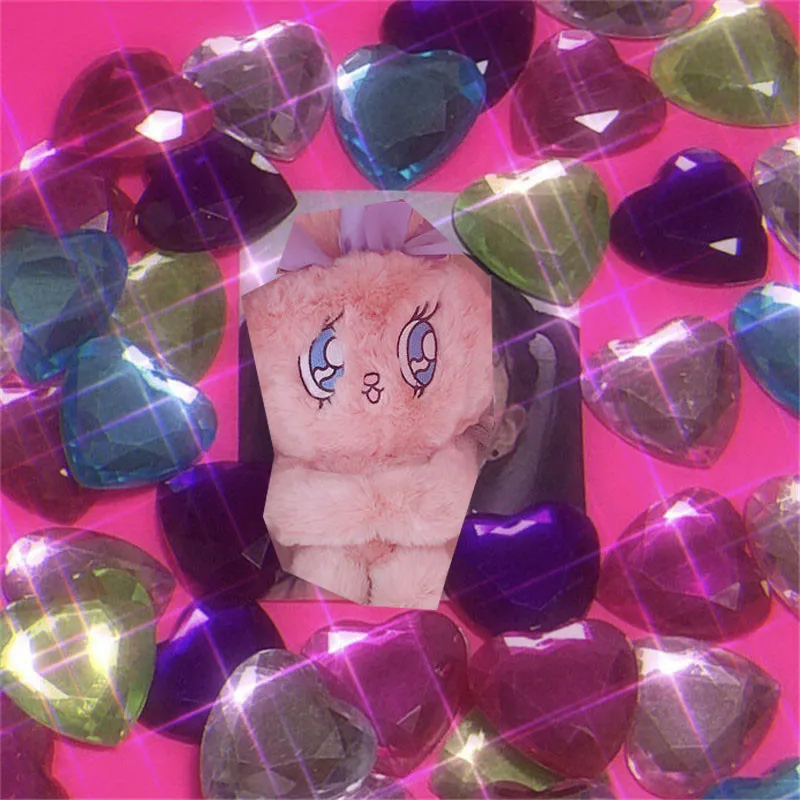 

Наклейка s Kawai в форме сердца, лазерная наклейка, классные вещи, индивидуальная серия для девочек, наклейка s для детей, 3D искусственная внешн...