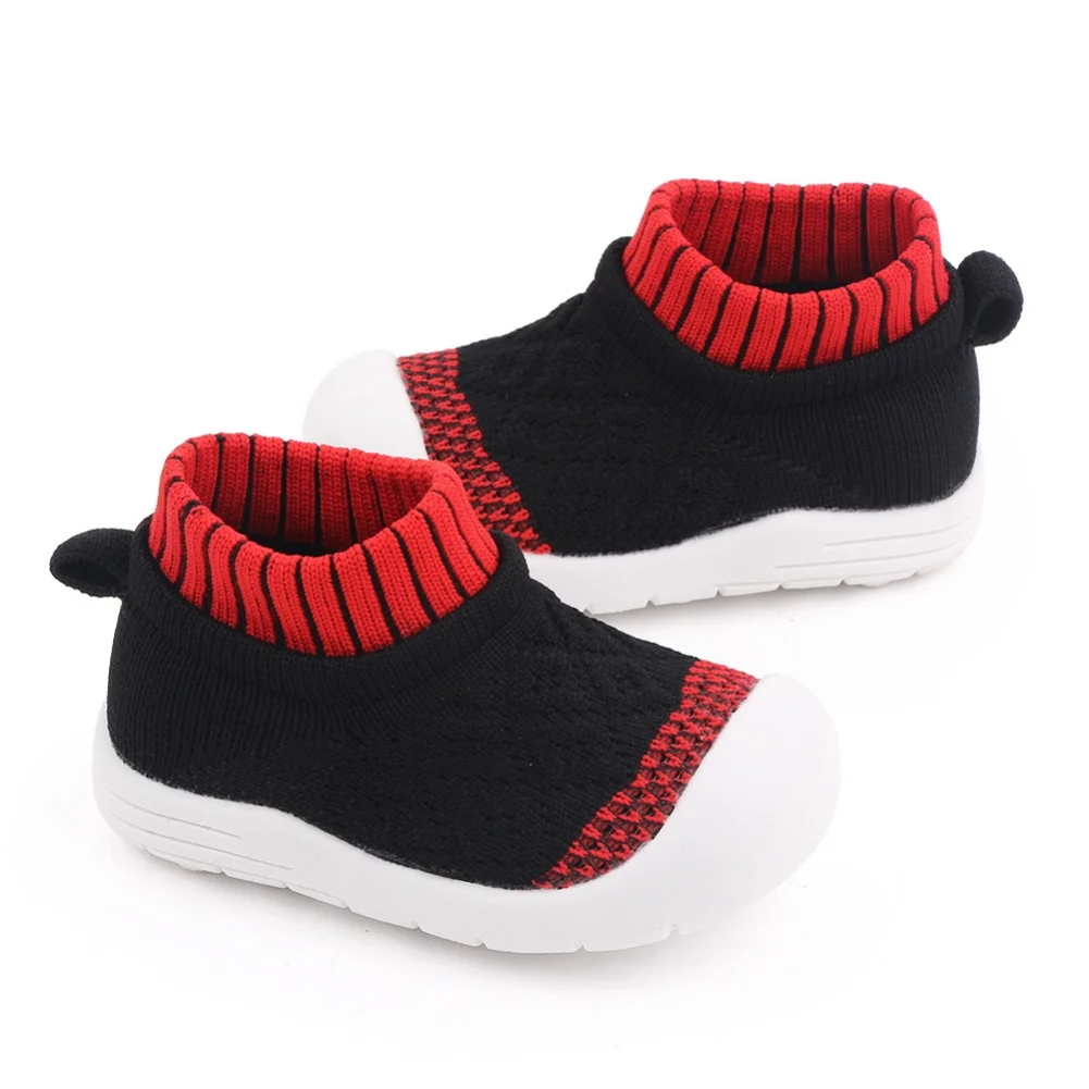 Zapatos de calcet&iacute;n antideslizantes para beb&eacute;, zapatillas transpirables de suela suave para ni&ntilde;a y ni&ntilde;o, zapatos informales para ni&ntilde;o-0