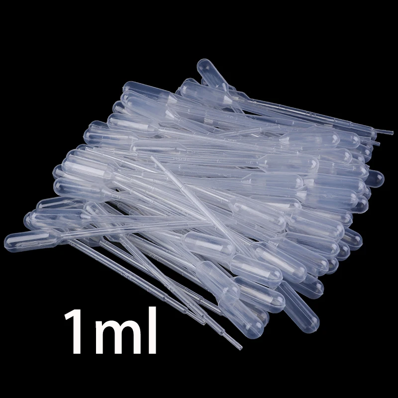 

100 - 1000 шт., пластиковые пипетки, 1 мл