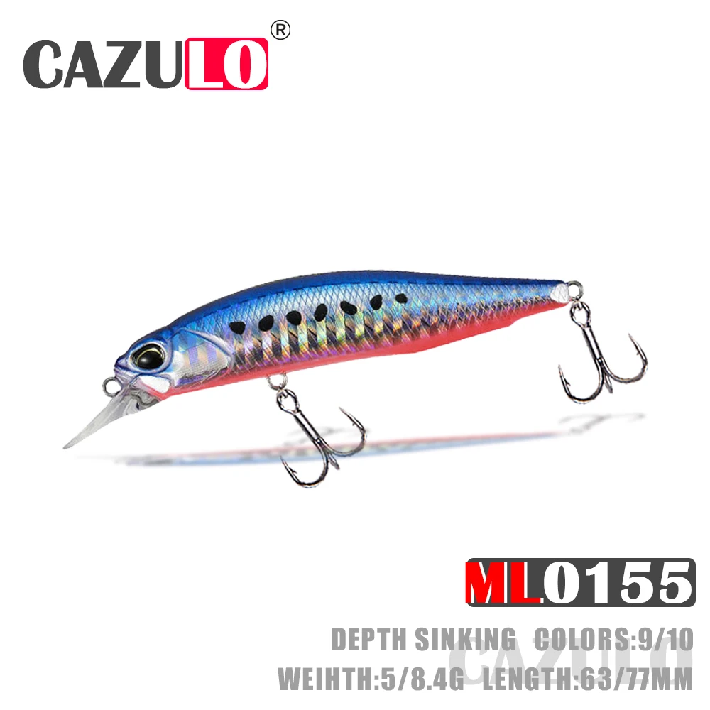 

Minnow Fishing Lure Accesoeios Weight 5-8.4g Floating Isca Artificial Topwater Bait De Pesca Articulos Wobblers Pike Fish Leurre