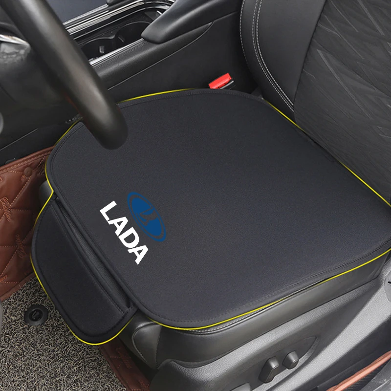 

Car Seat Pad Cover Set Driver Front Rear Seat Cushion Covers Protector For LADA Priora Sedan sport Kalina Granta Vesta niva